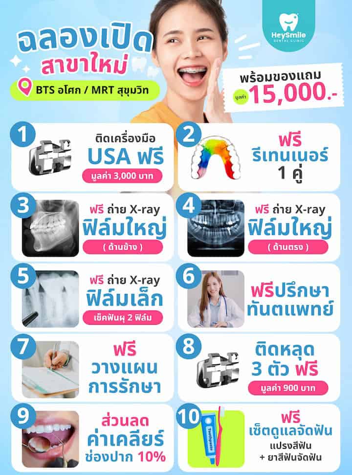 จัดฟัน ของแถม10อย่าง 15000 Small