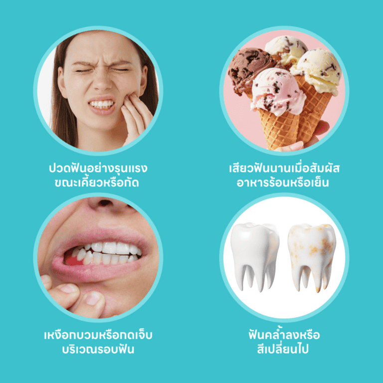 อาการเตือนปัญหารากฟัน