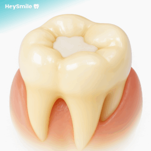 อุดฟันด้วยกลาสไอโอโนเมอร์ (Glass Ionomer Cement GI)